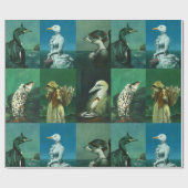 生航海の物キャラクター包装紙 ラッピングペーパー (フラット)