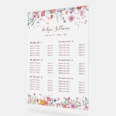 生花の価格表 アクリルサイン (傾斜)