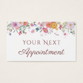 生花アポイントメントカード (正面)
