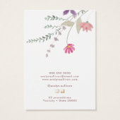 生花イヤリングディスプレイカード (裏面)