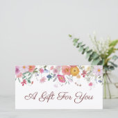 生花ギフト券 (スタンド正面)