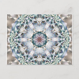 生花マンダラ1枚 ポストカード