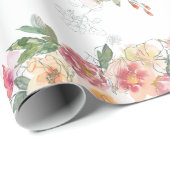 生花ラッピング紙 ラッピングペーパー (ロールコーナー)