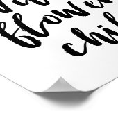 生花児童引用文ポスター ポスター (角)