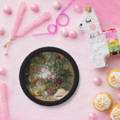 生花及び貝殻 ペーパープレート (パーティー)