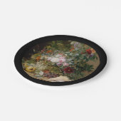 生花及び貝殻 ペーパープレート (アングル)