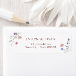 生花差出人住所ラベル ラベル