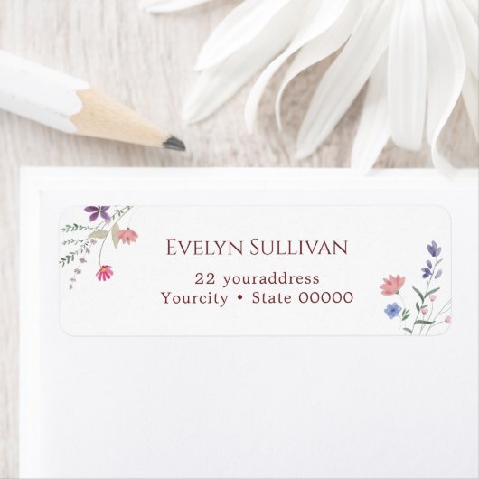 生花差出人住所ラベル ラベル (インサイチュ)