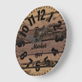 生花市場アンティーク大時計 ラージ壁時計 (傾斜)