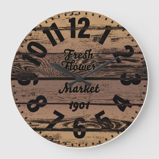 生花市場アンティーク大時計 ラージ壁時計 (正面)