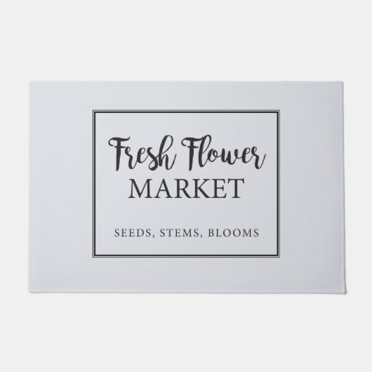 生花市場花屋 ドアマット (正面)