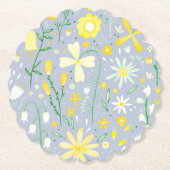 生花植物学 ペーパーコースター (正面)