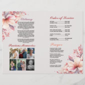 生花葬令お祝い チラシ (裏面)