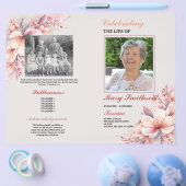 生花葬令お祝い チラシ (シングル)