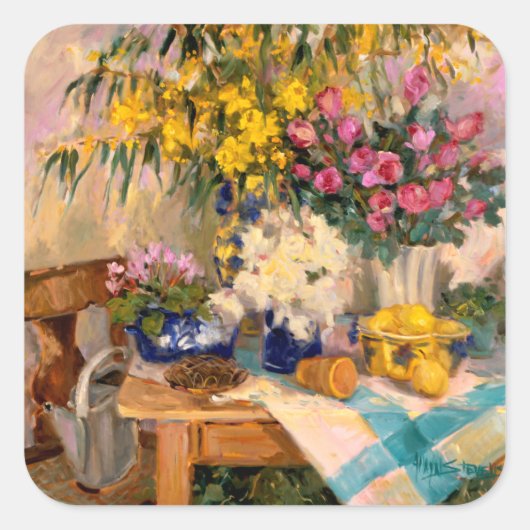 生花II スクエアシール (正面)