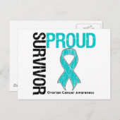 生誇りを持った存者 – 卵巣がん ポストカード (正面/裏面)