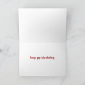 生誕生日カード カード (内部)