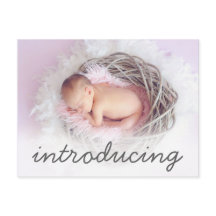 生誕発表紹介Script Photo