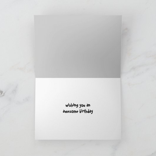 生誕記念日 カード (内部)