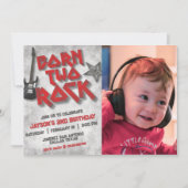 生誕2ロック フォト ランドスケープ 招待状 (正面)