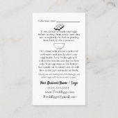 生農産卵の取扱説明書 名刺 (裏面)