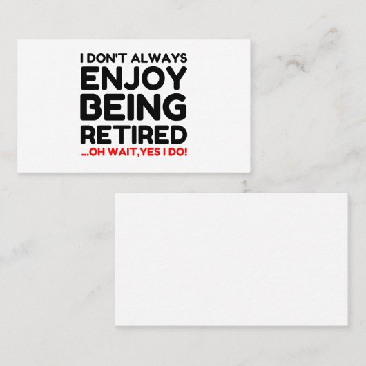 生退職したき 名刺 (正面/裏面)