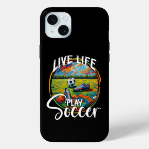 生遊活サッカー iPhone 15 MINIケース