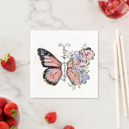 生長保野花引用文 スタンダードカクテルナプキン