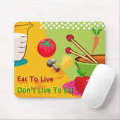 生食べダイエットと減量 マウスパッド (マウス)