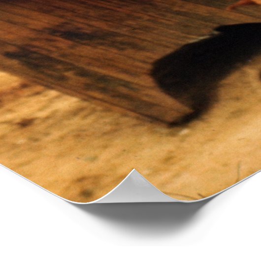 生魚を売る ポスター (角)