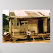 生魚を売る ポスター (正面)