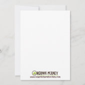 生鮨 オーガニックプラネット ご招待状 招待状 (裏面)