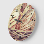 生鮮パンバスケットキッチン ラージ壁時計 (傾斜)