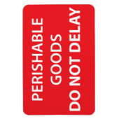 生鮮物は遅れぬ マグネット (縦)