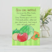 生鮮農産物招待状 招待状 (スタンド正面)