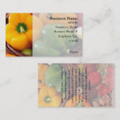 生鮮食品の名刺 名刺 (正面/裏面)