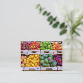 生鮮食品の名刺 名刺 (スタンド正面)