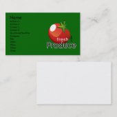 生鮮食品の名刺 名刺 (正面/裏面)