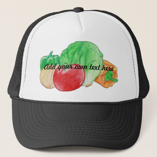 生鮮食品の帽子 キャップ (正面)