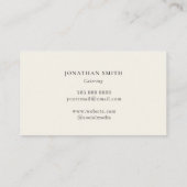 生鮮食品ケータリング名刺 名刺 (裏面)