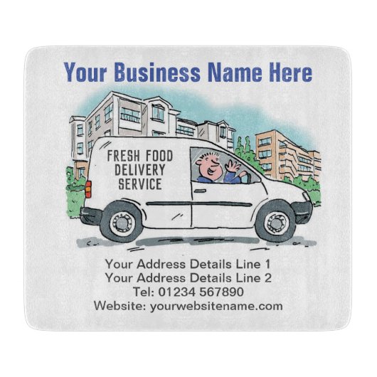 生鮮食品配達サービス カッティングボード (正面)