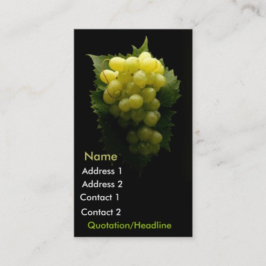 生鮮食品 名刺 (正面)