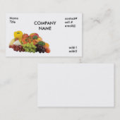 生鮮食品 名刺 (正面/裏面)