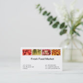 生鮮食品、果物、植物市場 名刺 (スタンド正面)