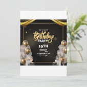 産児招待19日 招待状 (スタンド正面)