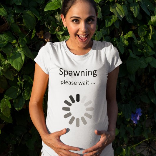 産卵お待ち – Mom-To-Be Umous Tシャツ