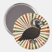 産卵しやすい映画風のハゲワシ マグネット (正面/裏面)