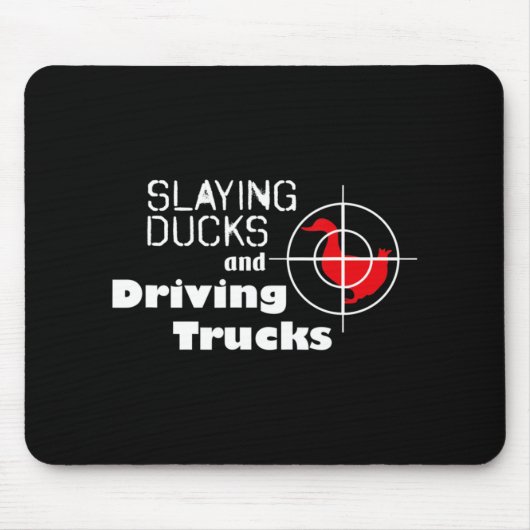 産卵及び運転トラックのカッコいい狩り マウスパッド (正面)
