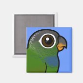 産卵可能なうろこ頭のオウム マグネット (正面/裏面)