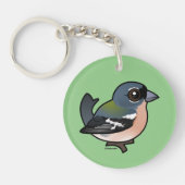 産卵可能なアフリカのカフインチ キーホルダー (正面)